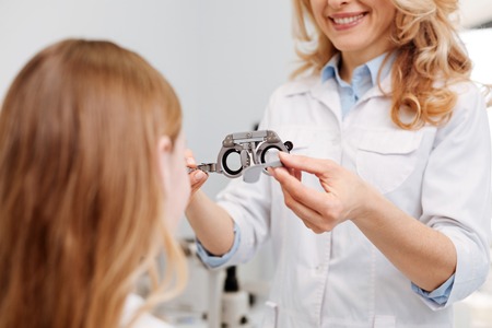 Lovely ophthalmologist looking for perfect matchの写真素材