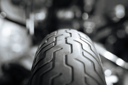 Picture of a tires tricky patternの写真素材