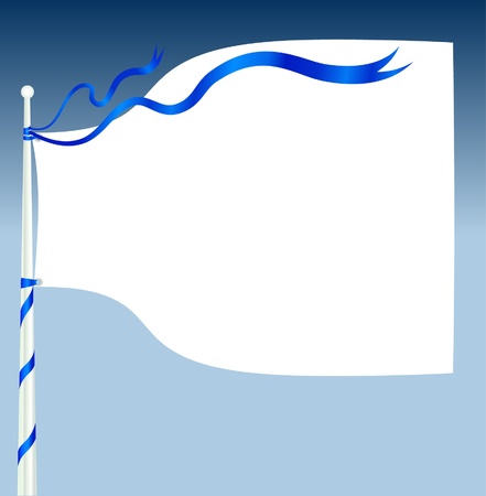 white flagのイラスト素材