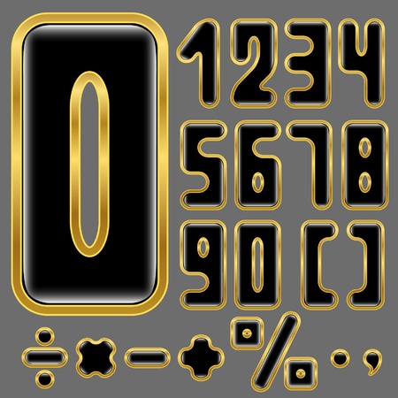 black numbersのイラスト素材