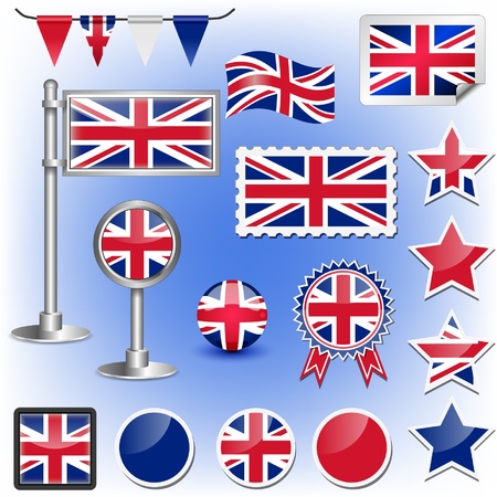 british flagのイラスト素材