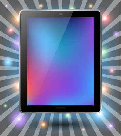 computer tablet vectorのイラスト素材