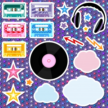 music elementsのイラスト素材