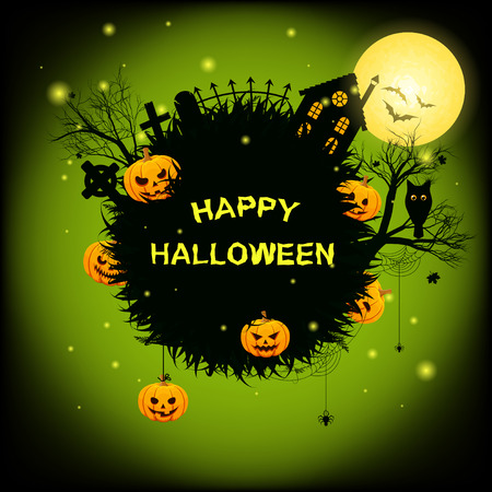 Halloween speech bubbleのイラスト素材