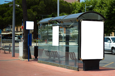 bus-stop in Bandolの写真素材