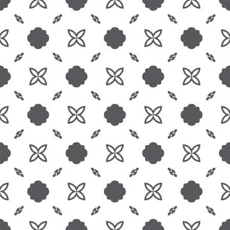 Abstract shape seamless, ornament pattern ready to print