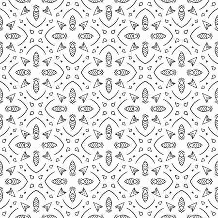Abstract shape seamless, ornament pattern ready to printのイラスト素材