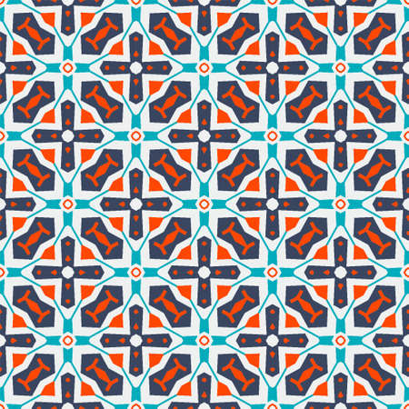 Seamless pattern ornament. Abstract shape modern design ready for printのイラスト素材
