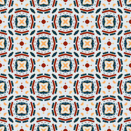 Modern pattern ornament. Abstract shape seamless design ready for printのイラスト素材