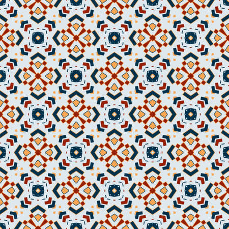 Modern pattern ornament. Abstract shape seamless design ready for print