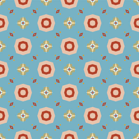 Modern pattern ornament. Abstract shape seamless design ready for printのイラスト素材