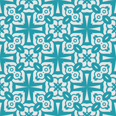 Two colors seamless abstract shape. Simple pattern ornament backgroundのイラスト素材