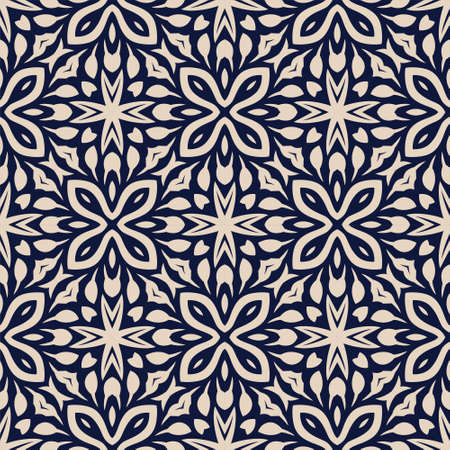 Two colors seamless abstract shape. Simple pattern ornament background