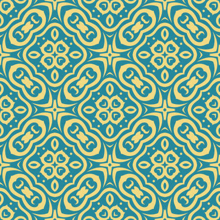 Two colors seamless abstract shape. Simple pattern ornament backgroundのイラスト素材