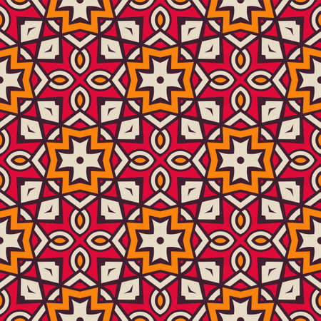 Pattern abstract shape colors. Simple seamless ornament backgroundのイラスト素材