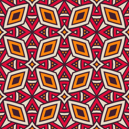 Pattern abstract shape colors. Simple seamless ornament backgroundのイラスト素材