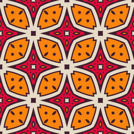 Pattern abstract shape colors. Simple seamless ornament background
