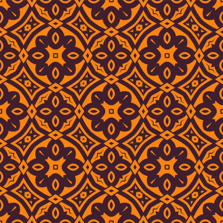 Two colors simple pattern ornament background. Seamless abstract shapeのイラスト素材