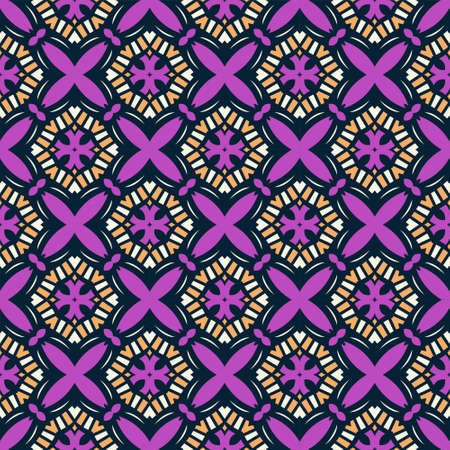 Seamless abstract shape colors. Simple Pattern ornament backgroundのイラスト素材