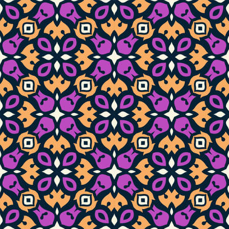 Seamless abstract shape colors. Simple Pattern ornament backgroundのイラスト素材