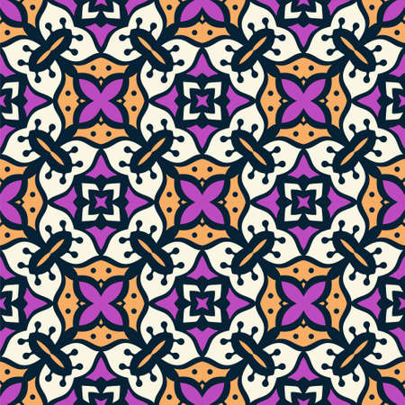 Seamless abstract shape colors. Simple Pattern ornament backgroundのイラスト素材