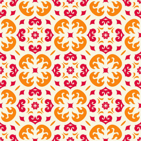 Three colors pattern ornament background. Ethnic seamless ready for printのイラスト素材