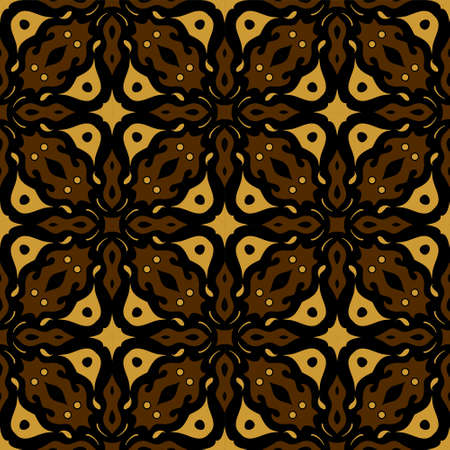 Three colors pattern ornament background. Ethnic seamless ready for printのイラスト素材