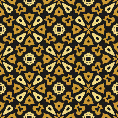 Three colors pattern ornament background. Ethnic seamless ready for printのイラスト素材