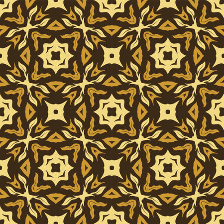 Three colors pattern ornament background. Ethnic seamless ready for printのイラスト素材