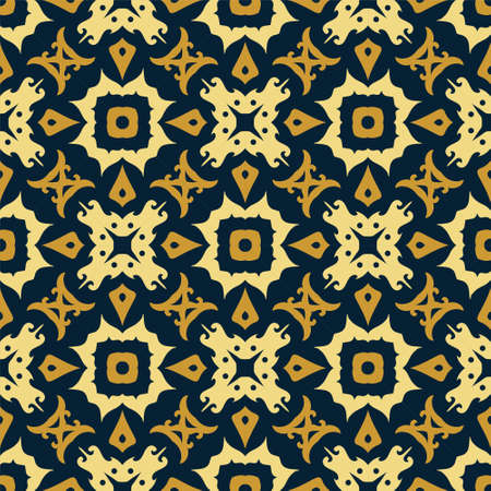 Three colors pattern ornament background. Ethnic seamless ready for printのイラスト素材