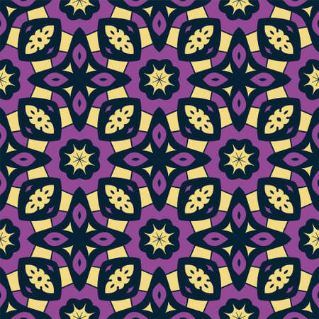 Three colors pattern ornament background. Ethnic seamless ready for printのイラスト素材