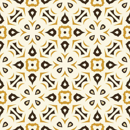 Three colors pattern ornament background. Ethnic seamless ready for printのイラスト素材