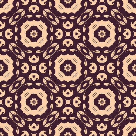 Two colors pattern ornament background. Ethnic seamless ready for print
