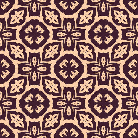 Two colors pattern ornament background. Ethnic seamless ready for printのイラスト素材