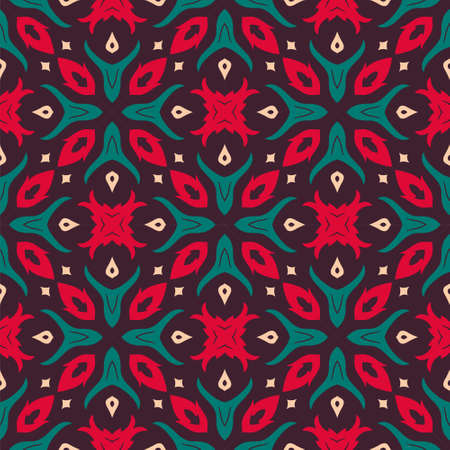 Colors pattern ornament background. Ethnic seamless ready for printのイラスト素材
