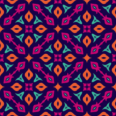 Colors pattern ornament background. Ethnic seamless ready for printのイラスト素材