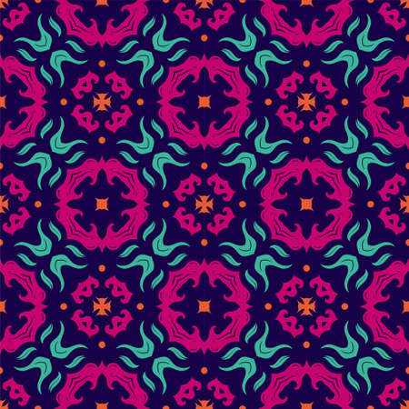 Colors pattern ornament background. Ethnic seamless ready for printのイラスト素材
