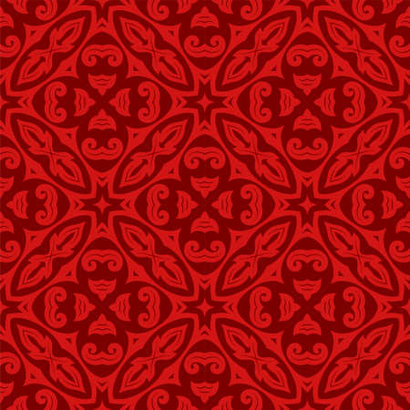 Batik seamless background. Songket pattern ornament with vintage styleのイラスト素材