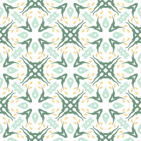 Ethnic seamless background. Songket pattern ornament with vintage styleのイラスト素材