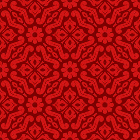 Batik seamless background. Songket pattern ornament with vintage styleのイラスト素材