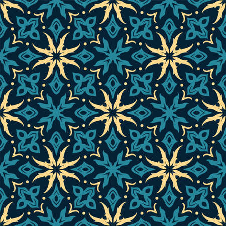 Three colors pattern ornament shape. Simple seamless abstract backgroundのイラスト素材