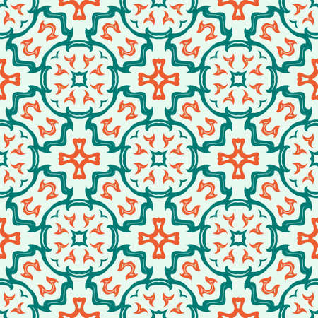 Three colors pattern ornament shape. Simple seamless abstract backgroundのイラスト素材