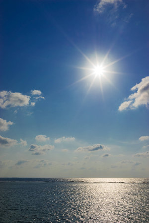 Sunset in sunset beachの写真素材