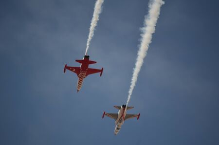 aerobatic show of Turkish Armyのeditorial素材