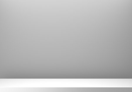 3d rendering of empty gray podium abstract minimal background. Scene for advertising design, cosmetic ads, show, technology, banner, cream, fashion, luxury. Illustration. Product display. copy spaceの写真素材