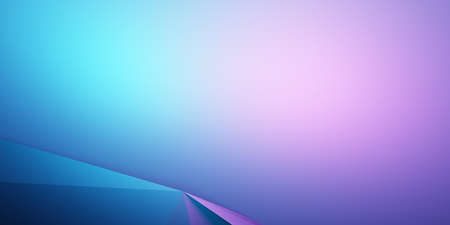 3d rendering of purple and blue abstract geometric background. Scene for advertising, technology, showcase, banner, cosmetic, fashion, business, metaverse, cyber. Sci-Fi Illustration. Product displayの写真素材
