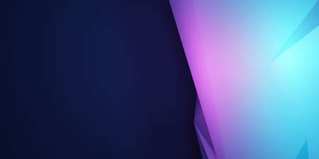 3d rendering of purple and blue abstract geometric background. Scene for advertising, technology, showcase, banner, cosmetic, fashion, business, metaverse. Sci-Fi Illustration. Product displayの写真素材