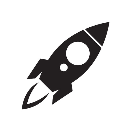 icon rocket, vectorのイラスト素材