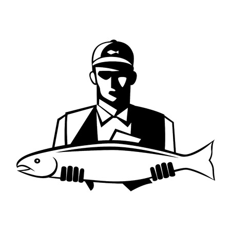 Graphic fishermanのイラスト素材