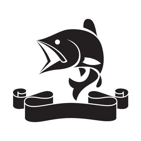 graphic fish, vectorのイラスト素材